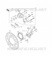 FRONT BRAKE voor Kawasaki NINJA 300 ABS 2015