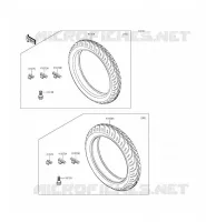 TIRES voor Kawasaki NINJA 300 ABS 2015