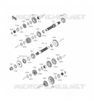 TRANSMISSION voor Kawasaki NINJA 300 ABS 2015