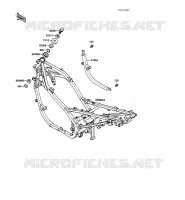 CHASSIS voor Kawasaki GPZ500S 1988