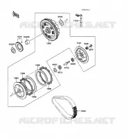 CLUTCH voor Kawasaki GPZ500S 1988