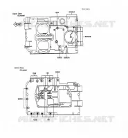 CRANKCASE BOLT voor Kawasaki GPZ500S 1988