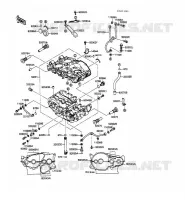 CRANKCASE(S) voor Kawasaki GPZ500S 1988