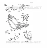 ELECTRO BRACKET voor Kawasaki GPZ500S 1988