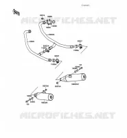 EXHAUST voor Kawasaki GPZ500S 1988