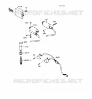 IGNITION SYSTEM voor Kawasaki GPZ500S 1988