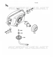 LENS(S) voor Kawasaki GPZ500S 1988