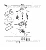 METERS voor Kawasaki GPZ500S 1988