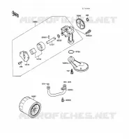 OIL PUMP voor Kawasaki GPZ500S 1988