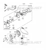 STARTER MOTOR voor Kawasaki GPZ500S 1988
