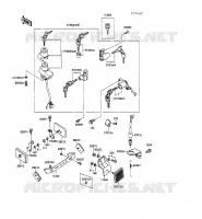 SWITCH voor Kawasaki GPZ500S 1988