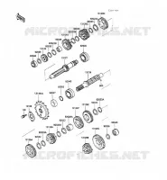 TRANSMISSION voor Kawasaki GPZ500S 1988