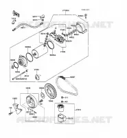 STARTER MOTOR voor Kawasaki GPZ500S 1988