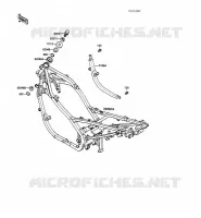 CHASSIS voor Kawasaki GPZ500S 1988
