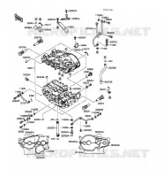 CRANKCASE(S) voor Kawasaki GPZ500S 1988