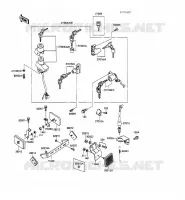 SWITCH voor Kawasaki GPZ500S 1988