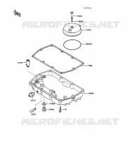 BREATHER COVER   OIL PAN voor Kawasaki GPZ500S 1989
