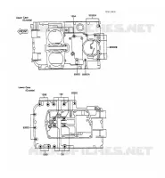 CRANKCASE BOLT voor Kawasaki GPZ500S 1989