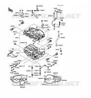 CRANKCASE(S) voor Kawasaki GPZ500S 1989
