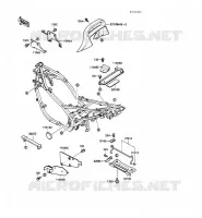ELECTRO BRACKET voor Kawasaki GPZ500S 1989