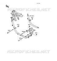 FRAME PARTS (COUVERTURE) voor Kawasaki GPZ500S 1989