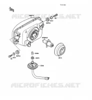 LENS(S) voor Kawasaki GPZ500S 1989