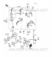 SWITCH voor Kawasaki GPZ500S 1989