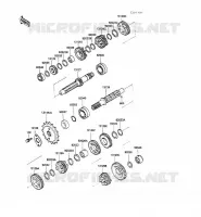 TRANSMISSION voor Kawasaki GPZ500S 1989