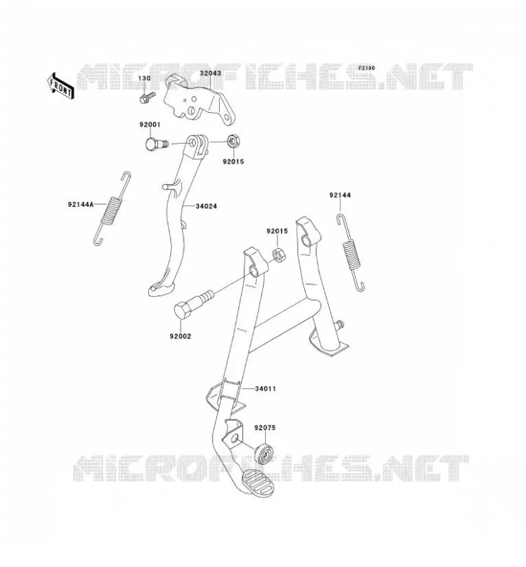 STAND Kawasaki MOTOS 500 1991 GPZ500S  EX500-A5
