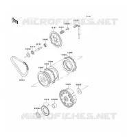 CLUTCH voor Kawasaki GPZ500S 1992