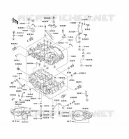 CRANKCASE(S) voor Kawasaki GPZ500S 1992