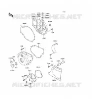 ENGINE COVERS voor Kawasaki GPZ500S 1992