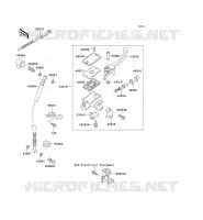 FRONT MASTER CYLINDER voor Kawasaki GPZ500S 1992