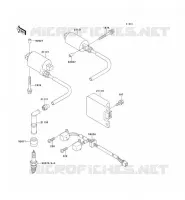 IGNITION COIL voor Kawasaki GPZ500S 1992