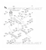 SUSPENSION voor Kawasaki GPZ500S 1992