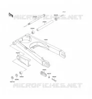SWINGARM voor Kawasaki GPZ500S 1992