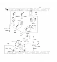 SWITCH voor Kawasaki GPZ500S 1992