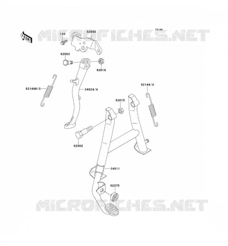 STAND Kawasaki MOTOS 500 1992 GPZ500S  EX500-A6