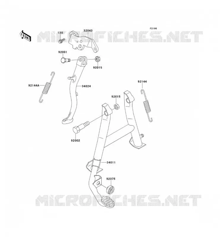 STAND Kawasaki MOTOS 500 1992 GPZ500S  EX500-A6