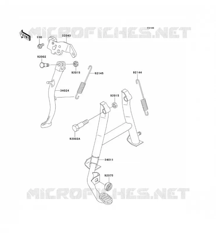 STAND Kawasaki MOTOS 500 2005 GPZ500S  EX500-D12