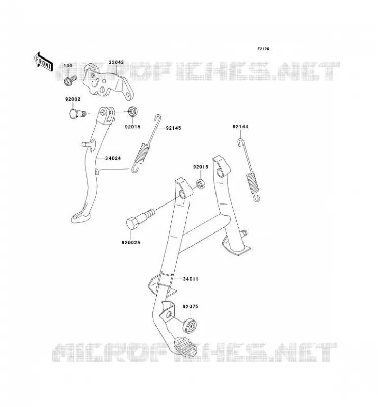 STAND Kawasaki MOTOS 500 2003 GPZ500S  EX500-E10