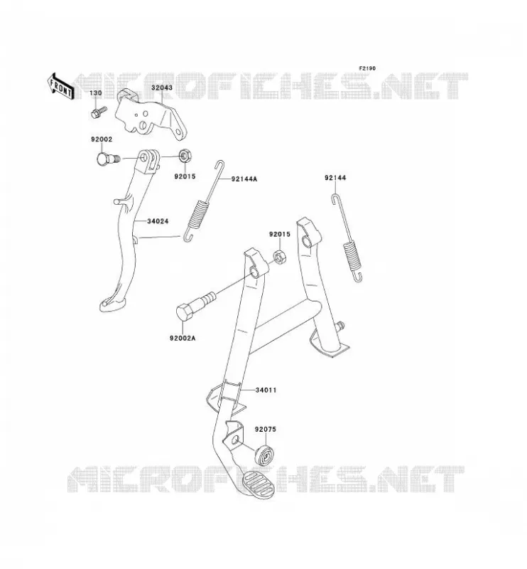 STAND Kawasaki MOTOS 500 1996 GPZ500S  EX500-F3