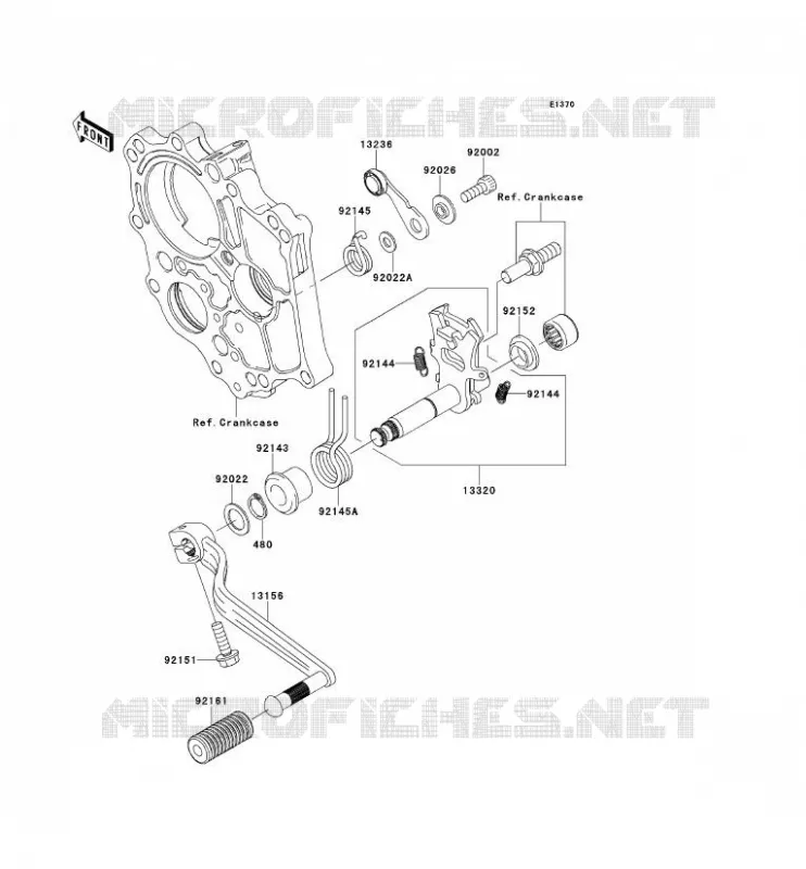 SHIFT Kawasaki MOTOS 650 2007 ER-6F  EX650A7F