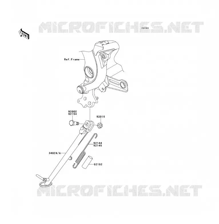 STAND Kawasaki MOTOS 650 2009 ER-6F  EX650C9F