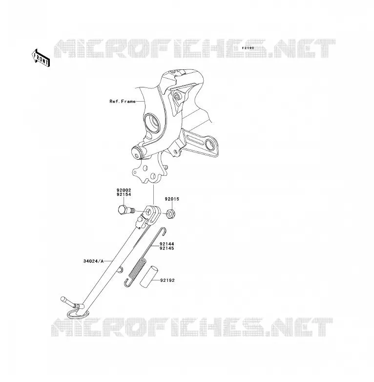 STAND Kawasaki MOTOS 650 2009 ER-6F  EX650C9F