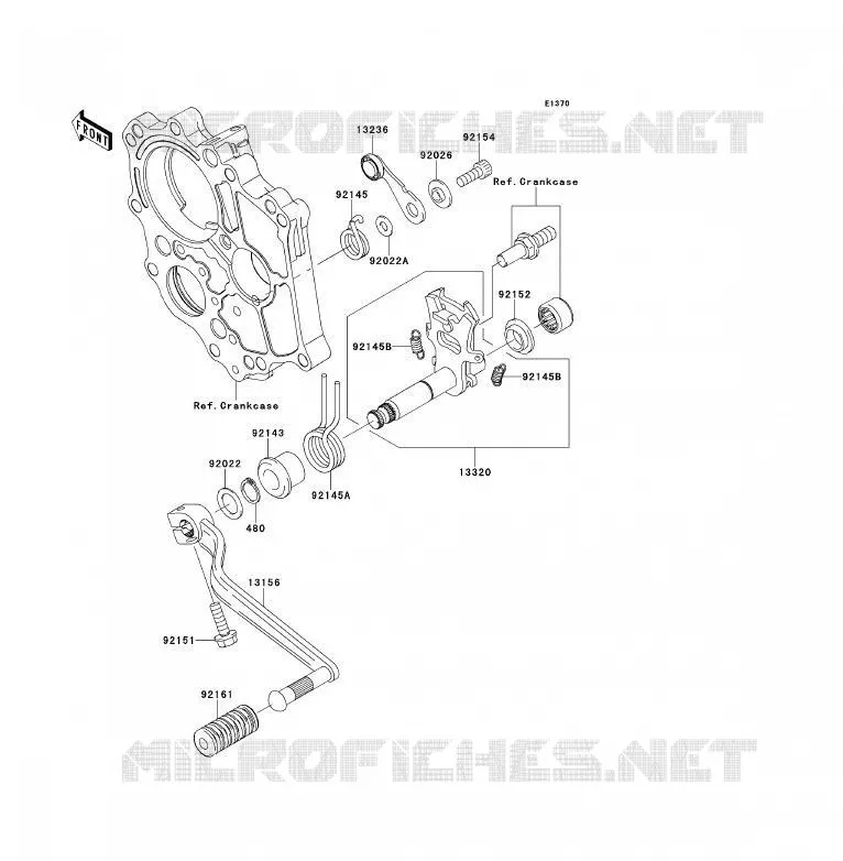 SHIFT Kawasaki MOTOS 650 2010 ER-6F ABS  EX650DAF