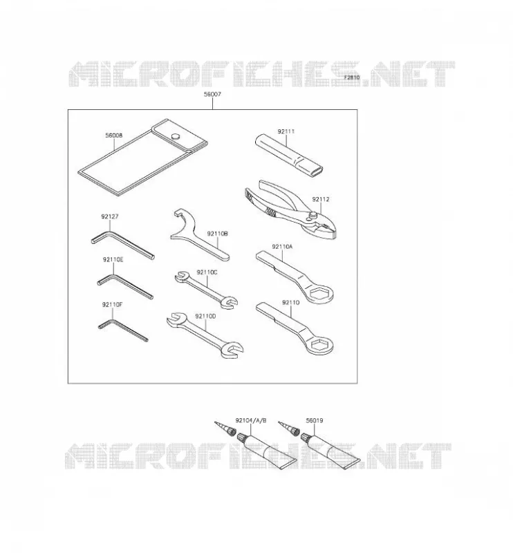 TOOL Kawasaki MOTOS 650 2012 ER-6F  EX650ECF