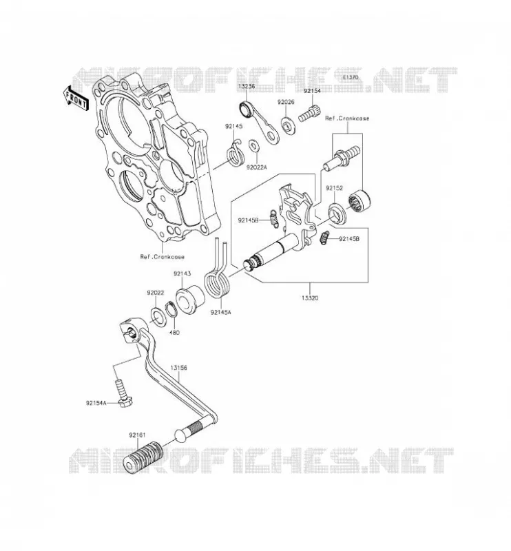 SHIFT Kawasaki MOTOS 650 2012 ER-6F  EX650ECF