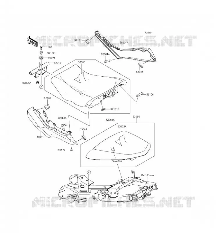 SEAT Kawasaki MOTOS 650 2014 ER-6F  EX650EEF