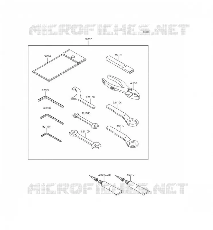 TOOL Kawasaki MOTOS 650 2014 ER-6F  EX650EEF